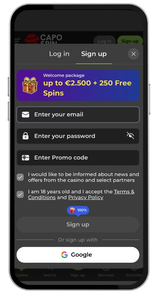 CapoSpin online