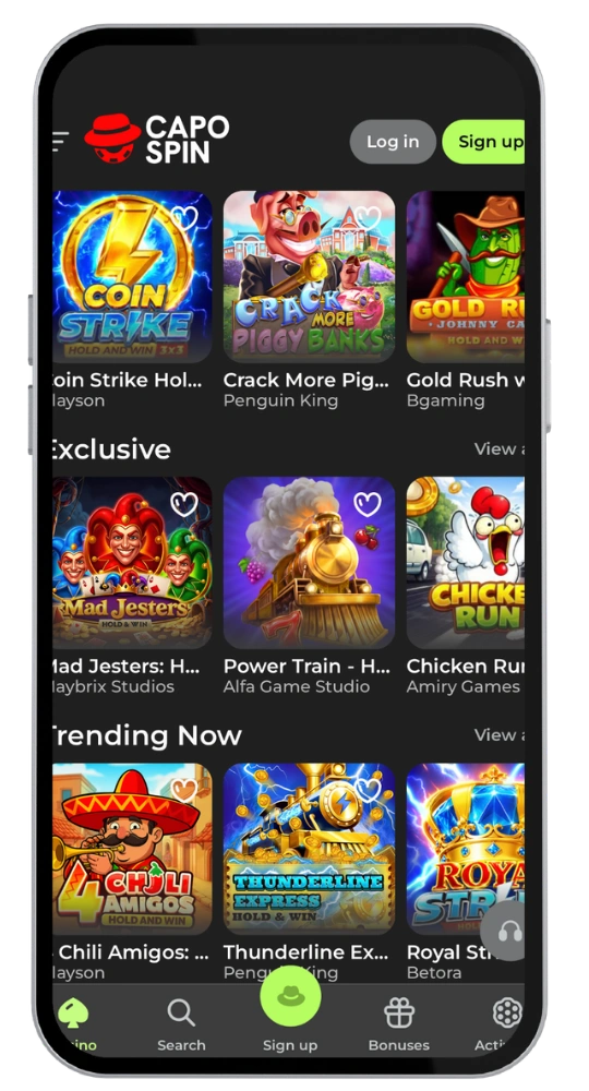 Capo Spin online casino